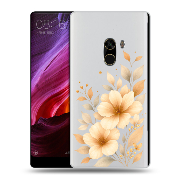 Силиконовый чехол на Xiaomi Mi Mix с принтом для девушки