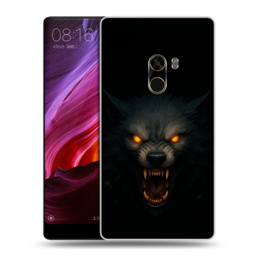 Силиконовый чехол на Xiaomi Mi Mix с принтом Волк