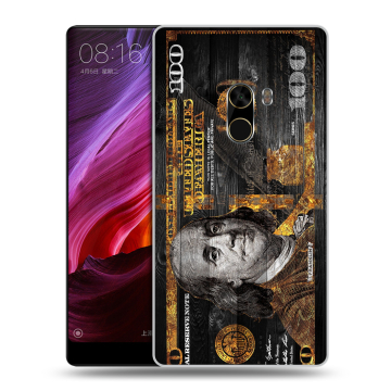 Силиконовый чехол на Xiaomi Mi Mix с принтом Доллар деньги Силиконовый чехол на Xiaomi Mi Mix с принтом Доллар деньги