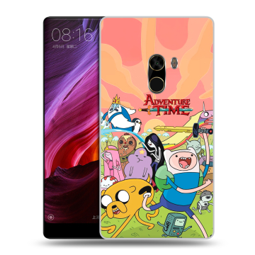 Силиконовый чехол на Xiaomi Mi Mix с принтом Adventure time Время приключений