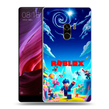 Силиконовый чехол на Xiaomi Mi Mix с принтом Roblox Роблокс