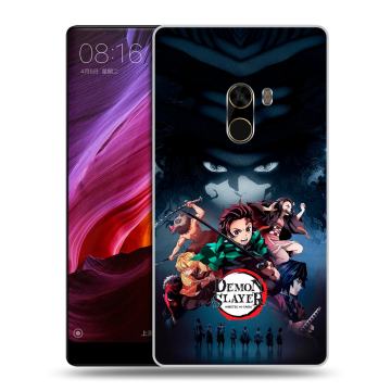 Силиконовый чехол на Xiaomi Mi Mix с принтом Demon Slayer Клинок рассекающий демонов