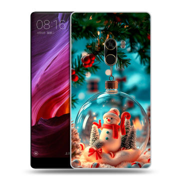 Силиконовый чехол на Xiaomi Mi Mix с принтом Новый год