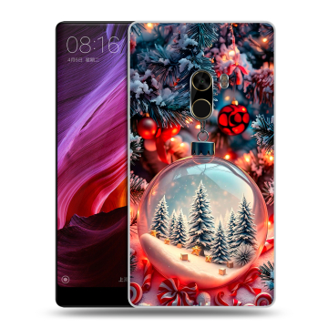 Силиконовый чехол на Xiaomi Mi Mix с принтом Новый год