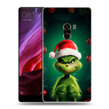 Силиконовый чехол на Xiaomi Mi Mix с принтом Гринч Новый год Рождество