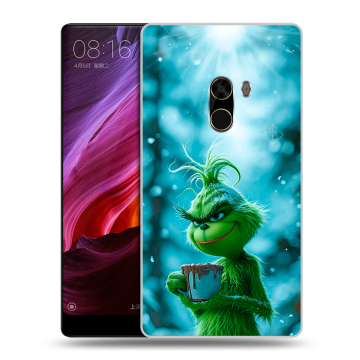 Силиконовый чехол на Xiaomi Mi Mix с принтом Новый год гринч