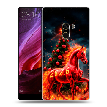 Силиконовый чехол на Xiaomi Mi Mix с принтом Новый год