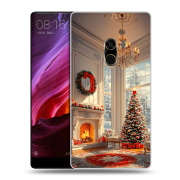 Силиконовый чехол на Xiaomi Mi Mix с принтом Новый год
