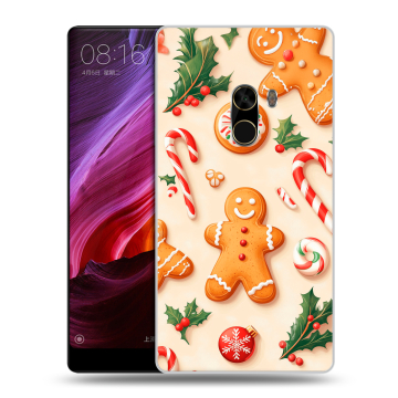 Силиконовый чехол на Xiaomi Mi Mix с принтом Новый год
