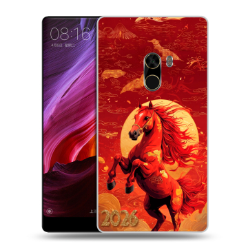 Силиконовый чехол на Xiaomi Mi Mix с принтом Новый год