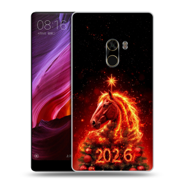 Силиконовый чехол на Xiaomi Mi Mix с принтом Новый год
