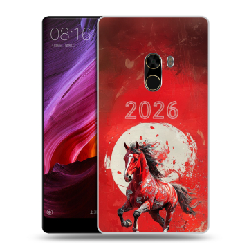 Силиконовый чехол на Xiaomi Mi Mix с принтом Новый год
