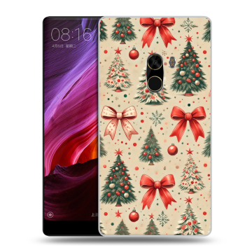 Силиконовый чехол на Xiaomi Mi Mix с принтом Новый год