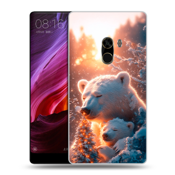 Силиконовый чехол на Xiaomi Mi Mix с принтом Новый год