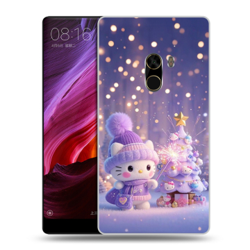 Силиконовый чехол на Xiaomi Mi Mix с принтом Новый год