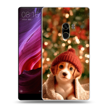 Силиконовый чехол на Xiaomi Mi Mix с принтом Новый год