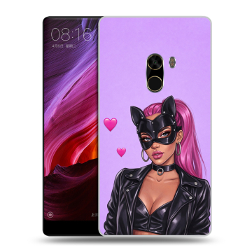 Силиконовый чехол на Xiaomi Mi Mix с принтом женский