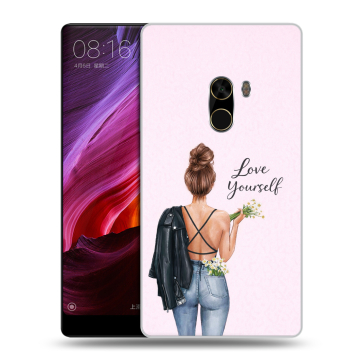 Силиконовый чехол на Xiaomi Mi Mix с принтом женский Силиконовый чехол на Xiaomi Mi Mix с принтом женский