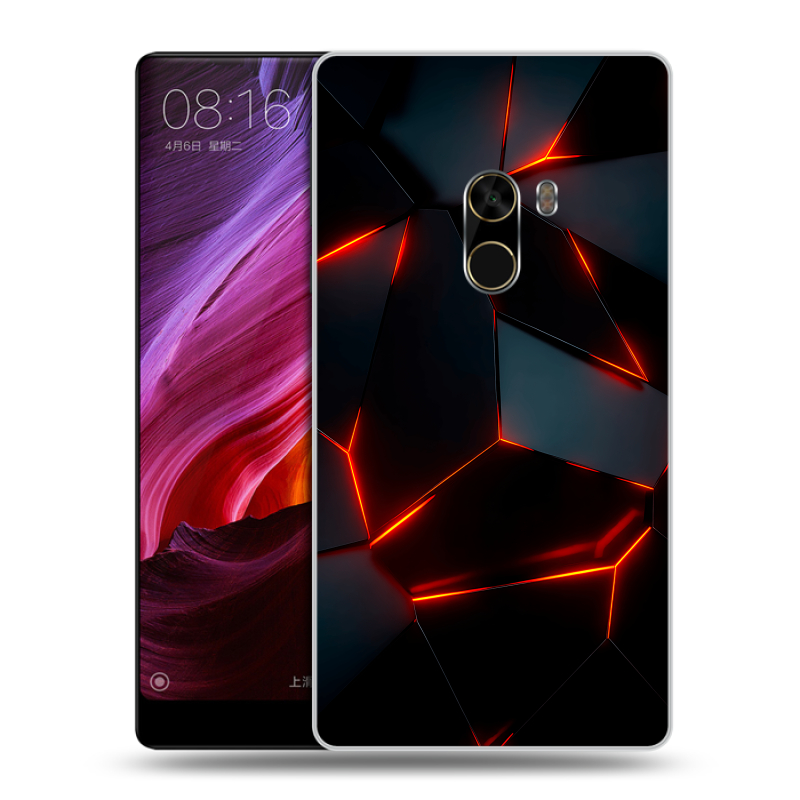 Силиконовый чехол на Xiaomi Mi Mix с принтом Яркие абстракции Силиконовый чехол на Xiaomi Mi Mix с принтом Яркие абстракции