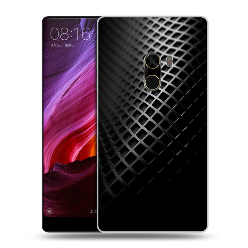 Силиконовый чехол на Xiaomi Mi Mix с принтом Текстура металла Силиконовый чехол на Xiaomi Mi Mix с принтом Текстура металла