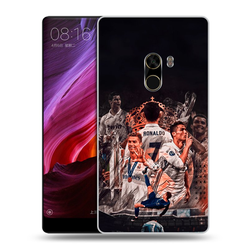 Силиконовый чехол на Xiaomi Mi Mix с принтом Реал Роналдо Real Ronaldo Силиконовый чехол на Xiaomi Mi Mix с принтом Реал Роналдо Real Ronaldo