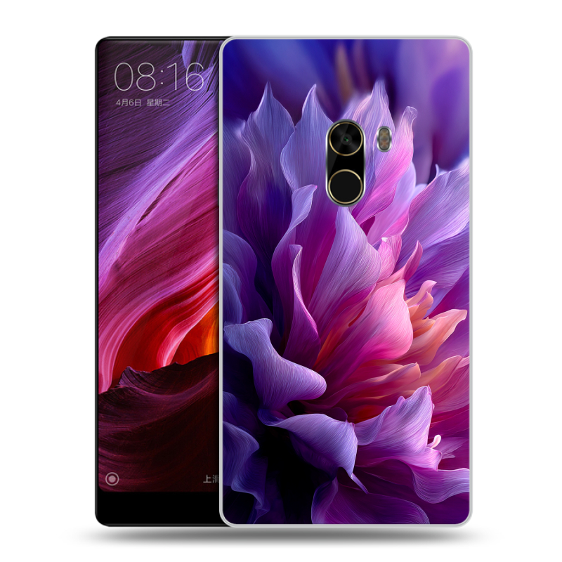 Силиконовый чехол на Xiaomi Mi Mix с принтом женский цветы Силиконовый чехол на Xiaomi Mi Mix с принтом женский цветы