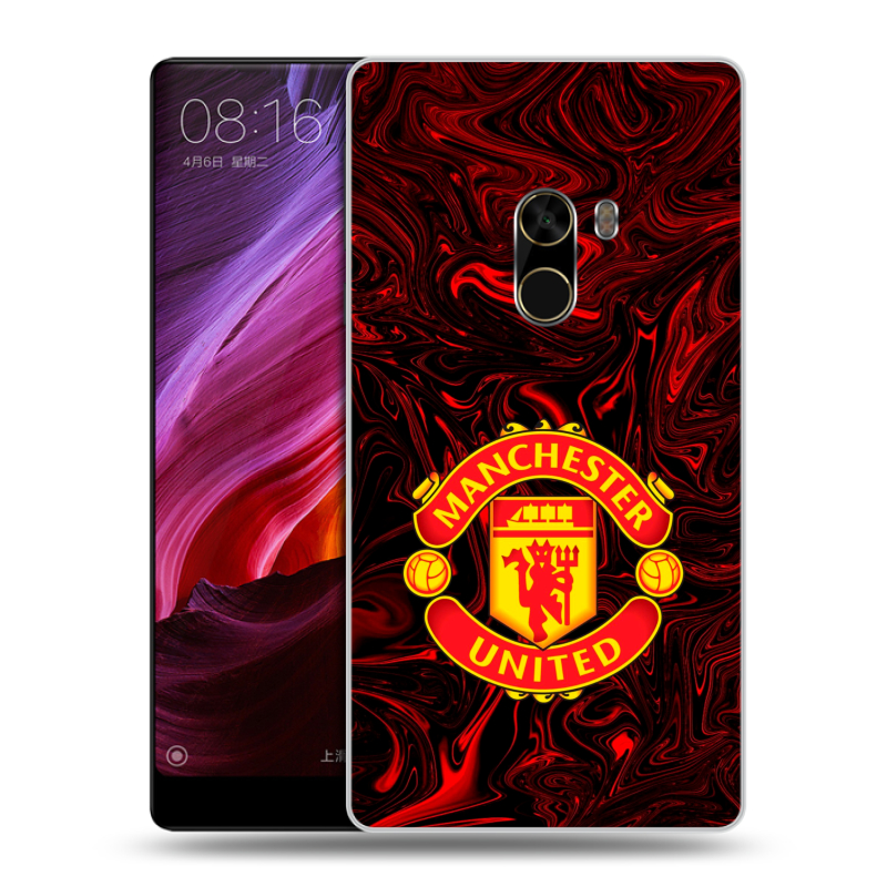 Силиконовый чехол на Xiaomi Mi Mix с принтом Manchester United Силиконовый чехол на Xiaomi Mi Mix с принтом Manchester United