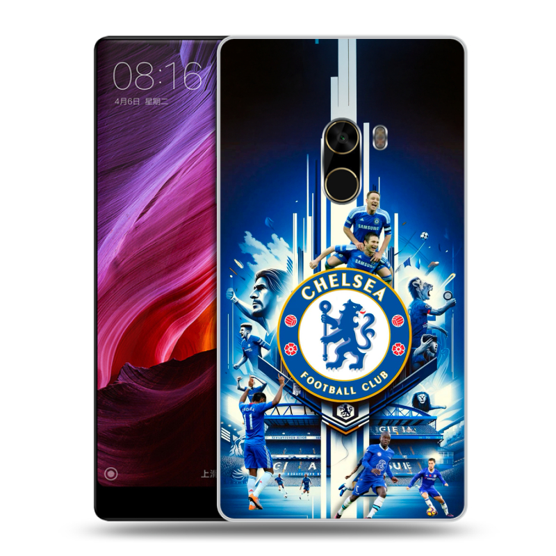 Силиконовый чехол на Xiaomi Mi Mix с принтом Chelsea Челси Силиконовый чехол на Xiaomi Mi Mix с принтом Chelsea Челси