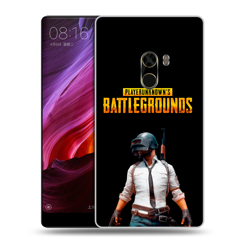 Силиконовый чехол на Xiaomi Mi Mix с принтом PUGB ПАГБ Силиконовый чехол на Xiaomi Mi Mix с принтом PUGB ПАГБ