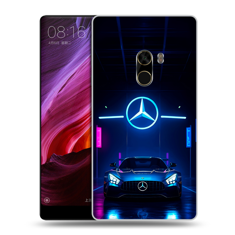 Силиконовый чехол на Xiaomi Mi Mix с принтом Mercedes Мерседес Силиконовый чехол на Xiaomi Mi Mix с принтом Mercedes Мерседес