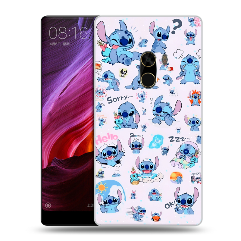Силиконовый чехол на Xiaomi Mi Mix с принтом Лило и Стич Силиконовый чехол на Xiaomi Mi Mix с принтом Лило и Стич