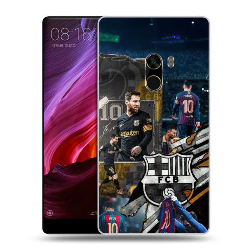 Силиконовый чехол на Xiaomi Mi Mix с принтом Messi Barcelona Силиконовый чехол на Xiaomi Mi Mix с принтом Messi Barcelona