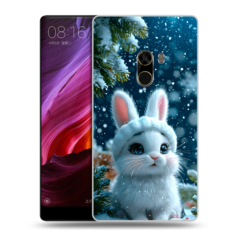 Силиконовый чехол на Xiaomi Mi Mix с принтом Новый год Силиконовый чехол на Xiaomi Mi Mix с принтом Новый год