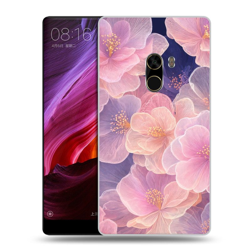 Силиконовый чехол на Xiaomi Mi Mix с принтом женский Силиконовый чехол на Xiaomi Mi Mix с принтом женский