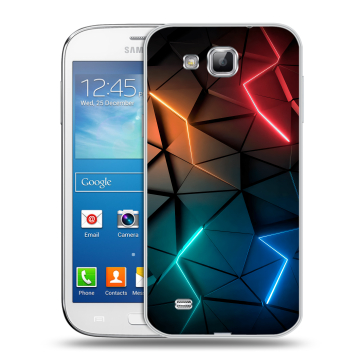 Пластиковый чехол на Samsung Galaxy Premier с принтом Абстракция неон Пластиковый чехол на Samsung Galaxy Premier с принтом Абстракция неон