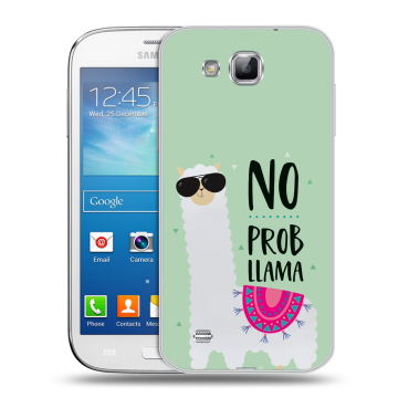 Пластиковый чехол на Samsung Galaxy Premier с принтом Лама Пластиковый чехол на Samsung Galaxy Premier с принтом Лама
