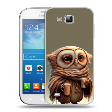 Пластиковый чехол на Samsung Galaxy Premier с принтом Сова Пластиковый чехол на Samsung Galaxy Premier с принтом Сова