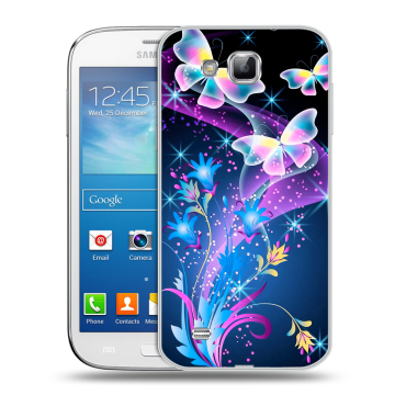 Пластиковый чехол на Samsung Galaxy Premier с принтом Бабочки Пластиковый чехол на Samsung Galaxy Premier с принтом Бабочки