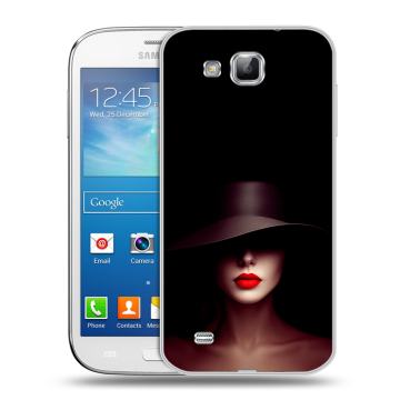 Пластиковый чехол на Samsung Galaxy Premier с принтом Девушка в шляпе Пластиковый чехол на Samsung Galaxy Premier с принтом Девушка в шляпе