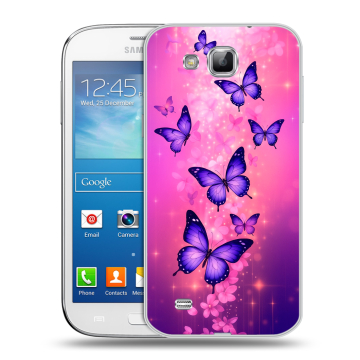 Пластиковый чехол на Samsung Galaxy Premier с принтом Бабочки Пластиковый чехол на Samsung Galaxy Premier с принтом Бабочки