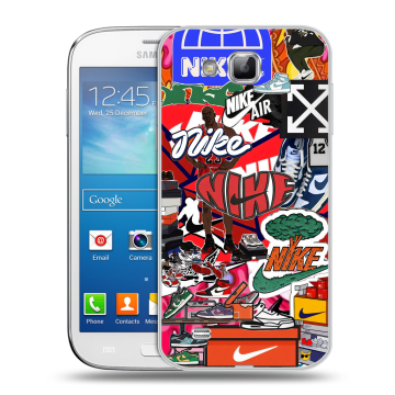 Пластиковый чехол на Samsung Galaxy Premier с принтом Найк Nike яркий Пластиковый чехол на Samsung Galaxy Premier с принтом Найк Nike яркий