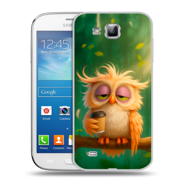 Пластиковый чехол на Samsung Galaxy Premier с принтом сова Пластиковый чехол на Samsung Galaxy Premier с принтом сова
