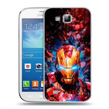 Пластиковый чехол на Samsung Galaxy Premier с принтом Железный человек Ironman Пластиковый чехол на Samsung Galaxy Premier с принтом Железный человек Ironman