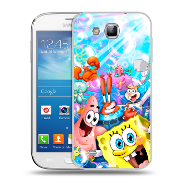 Пластиковый чехол на Samsung Galaxy Premier с принтом спанчбоб спанч боб Пластиковый чехол на Samsung Galaxy Premier с принтом спанчбоб спанч боб