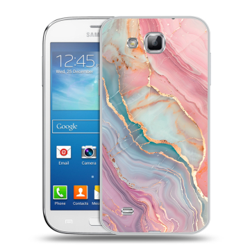 Пластиковый чехол на Samsung Galaxy Premier с принтом розовый мрамор Пластиковый чехол на Samsung Galaxy Premier с принтом розовый мрамор