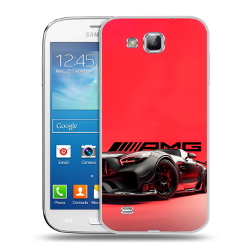 Пластиковый чехол на Samsung Galaxy Premier с принтом Мерседес Mercedes AMG