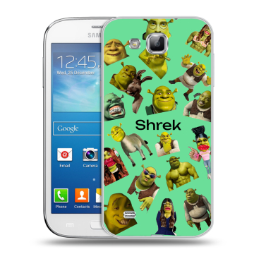 Пластиковый чехол на Samsung Galaxy Premier с принтом Шрек Shrek