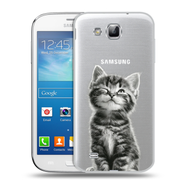 Пластиковый чехол на Samsung Galaxy Premier с принтом Котенок Пластиковый чехол на Samsung Galaxy Premier с принтом Котенок