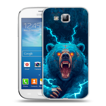 Пластиковый чехол на Samsung Galaxy Premier с принтом Медведь