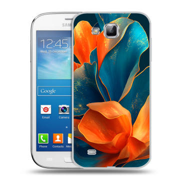 Пластиковый чехол на Samsung Galaxy Premier с принтом Цветы